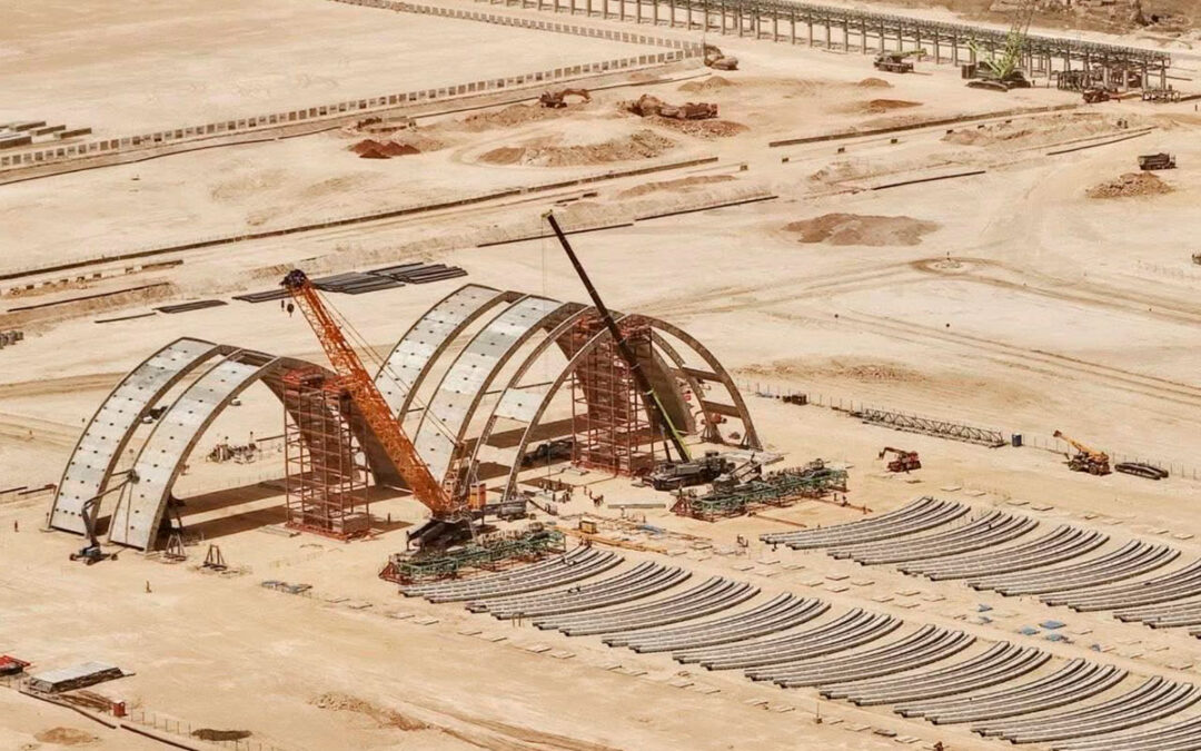 Safi : TGCC et Eurogrues Afrique avancent sur la construction des halls de stockage de l&rsquo;OCP